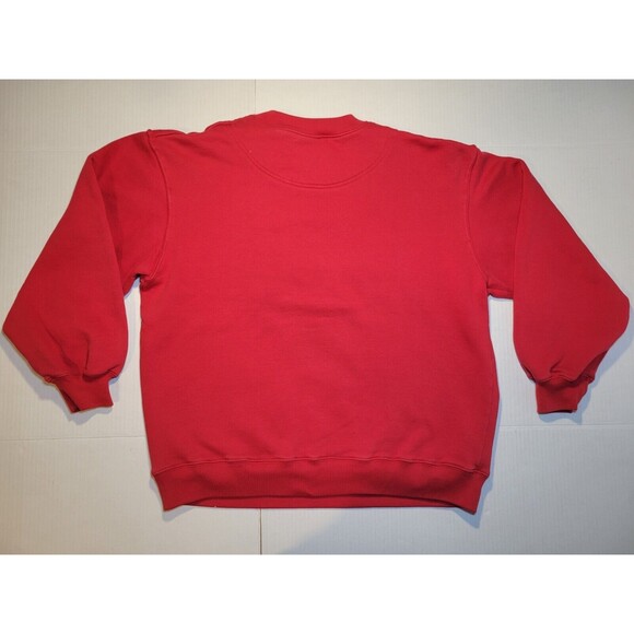 Vintage Winnie The Pooh Hunny Pluribus Unum Blitzz INTL Sweatshirt Unisex L Red - Picture 5 of 7